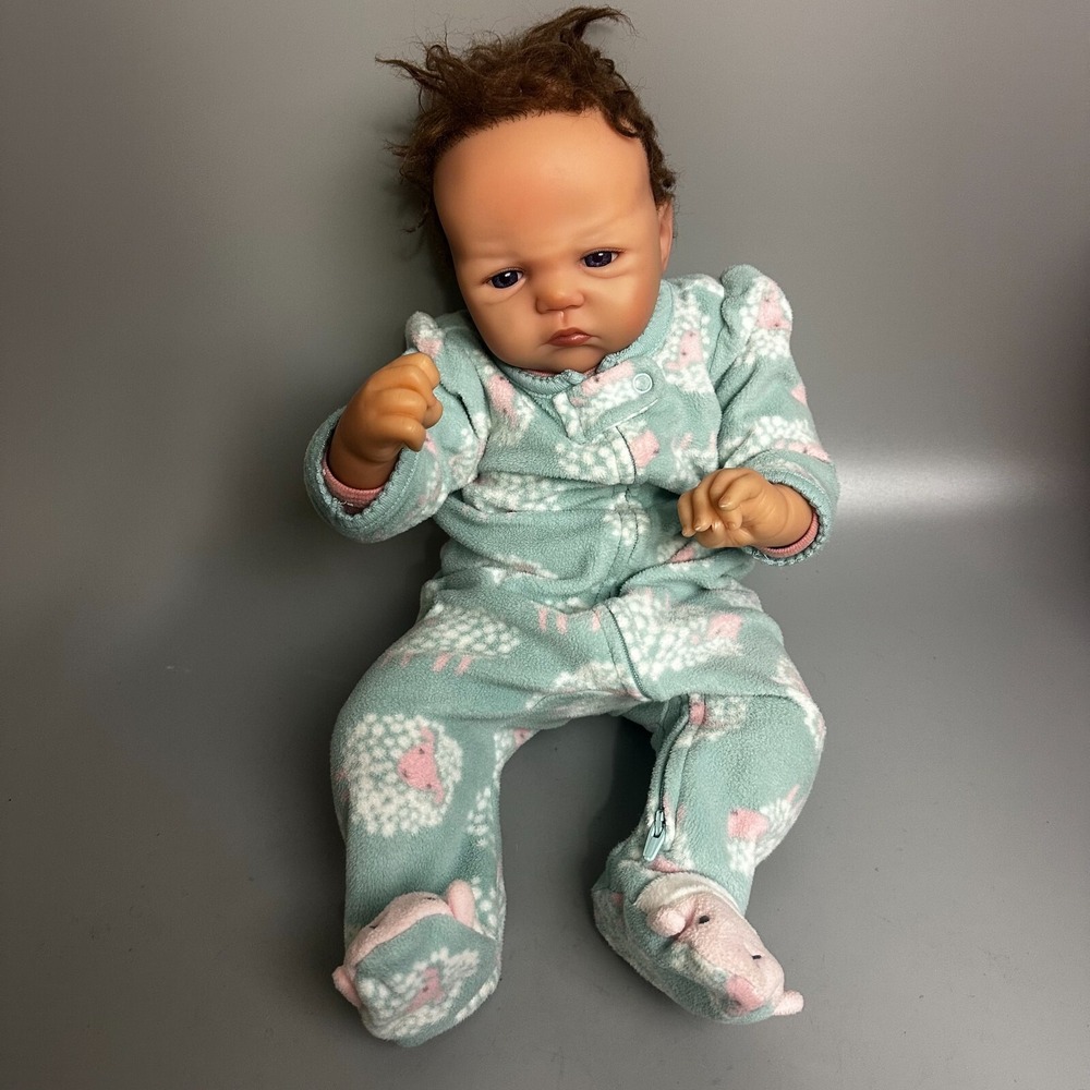 Sandy Faber Realistic Baby Doll Vinyl Cloth Body Weighted Lifelike Collectible